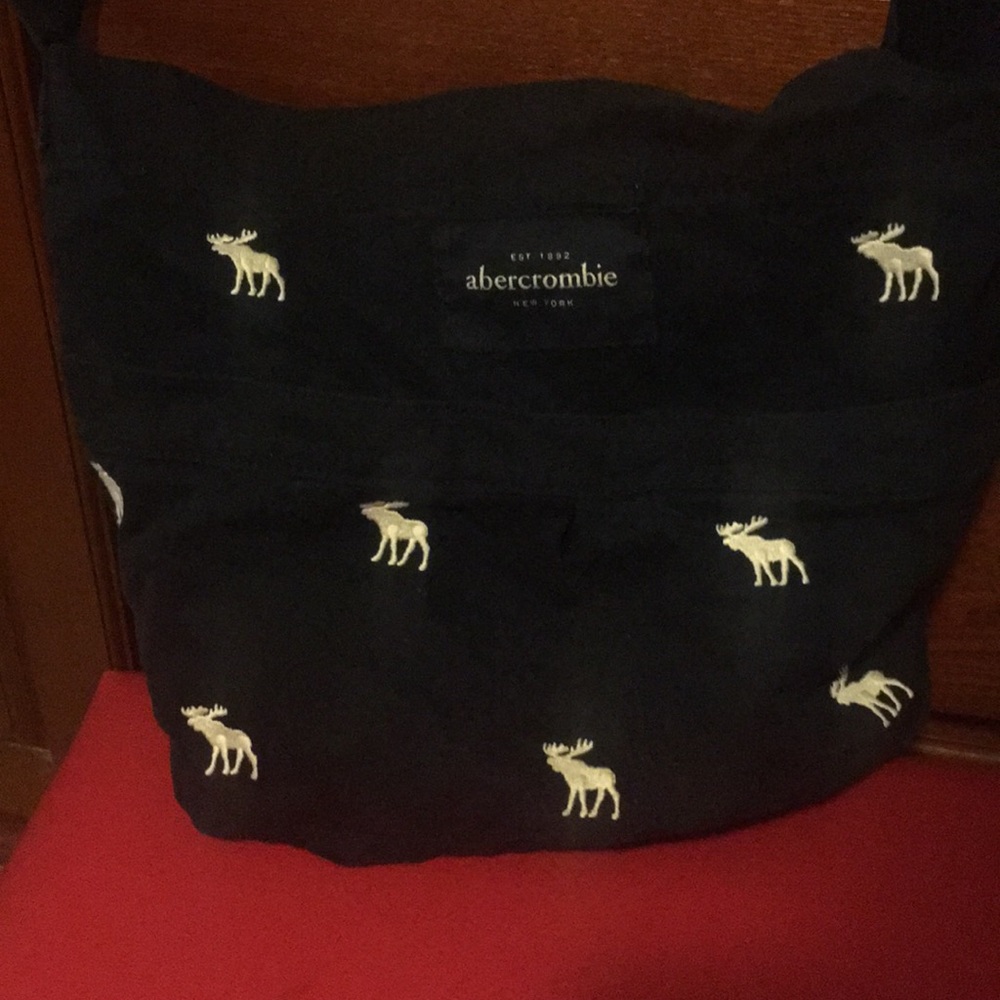 Abercrombie Navy Blue Crossbody Bag